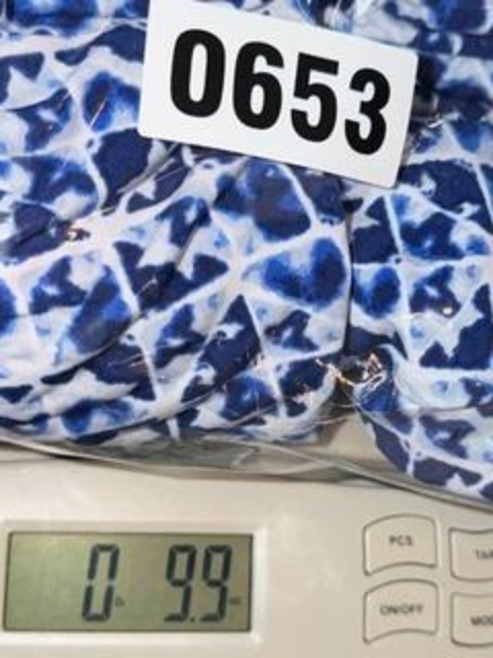 Ruby Rd. Blue Printed Cropped Pants PL - Picture 8 of 8